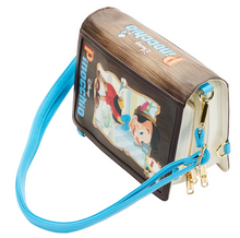 Load image into Gallery viewer, Loungefly Classic Book Pinocchio Convertible Cross Body Bag