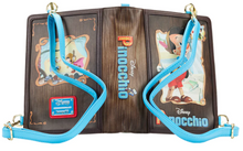 Load image into Gallery viewer, Loungefly Classic Book Pinocchio Convertible Cross Body Bag