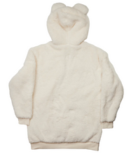 Load image into Gallery viewer, Loungefly Minnie Mouse Holiday Sherpa Hoodie with Mouse Ears