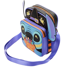 Load image into Gallery viewer, Loungefly Lilo and Stitch Glow Halloween Candy Cosplay Passport Bag