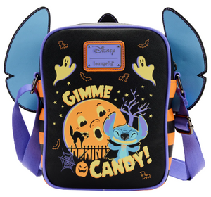 Loungefly Lilo and Stitch Glow Halloween Candy Cosplay Passport Bag