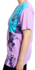 Loungefly Disney Villains Squares Unisex Tee