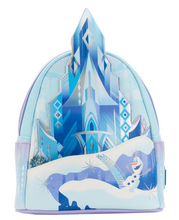 Load image into Gallery viewer, Loungefly Frozen Princess Elsa Castle Mini Backpack