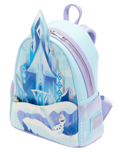 Load image into Gallery viewer, Loungefly Frozen Princess Elsa Castle Mini Backpack