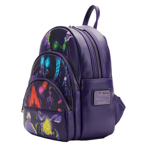 Loungefly Villains Triple Pocket Glow in the Dark Mini Backpack
