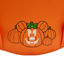 Load image into Gallery viewer, Loungefly Glow Face Minnie Pumpkin Mini Backpack