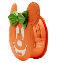 Load image into Gallery viewer, Loungefly Glow Face Minnie Pumpkin Mini Backpack