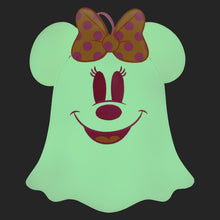 Load image into Gallery viewer, Loungefly Pastel Ghost Minnie Mouse Glow-in-the-Dark Mini Backpack