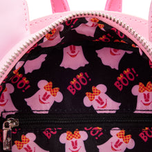 Load image into Gallery viewer, Loungefly Pastel Ghost Minnie Mouse Glow-in-the-Dark Mini Backpack