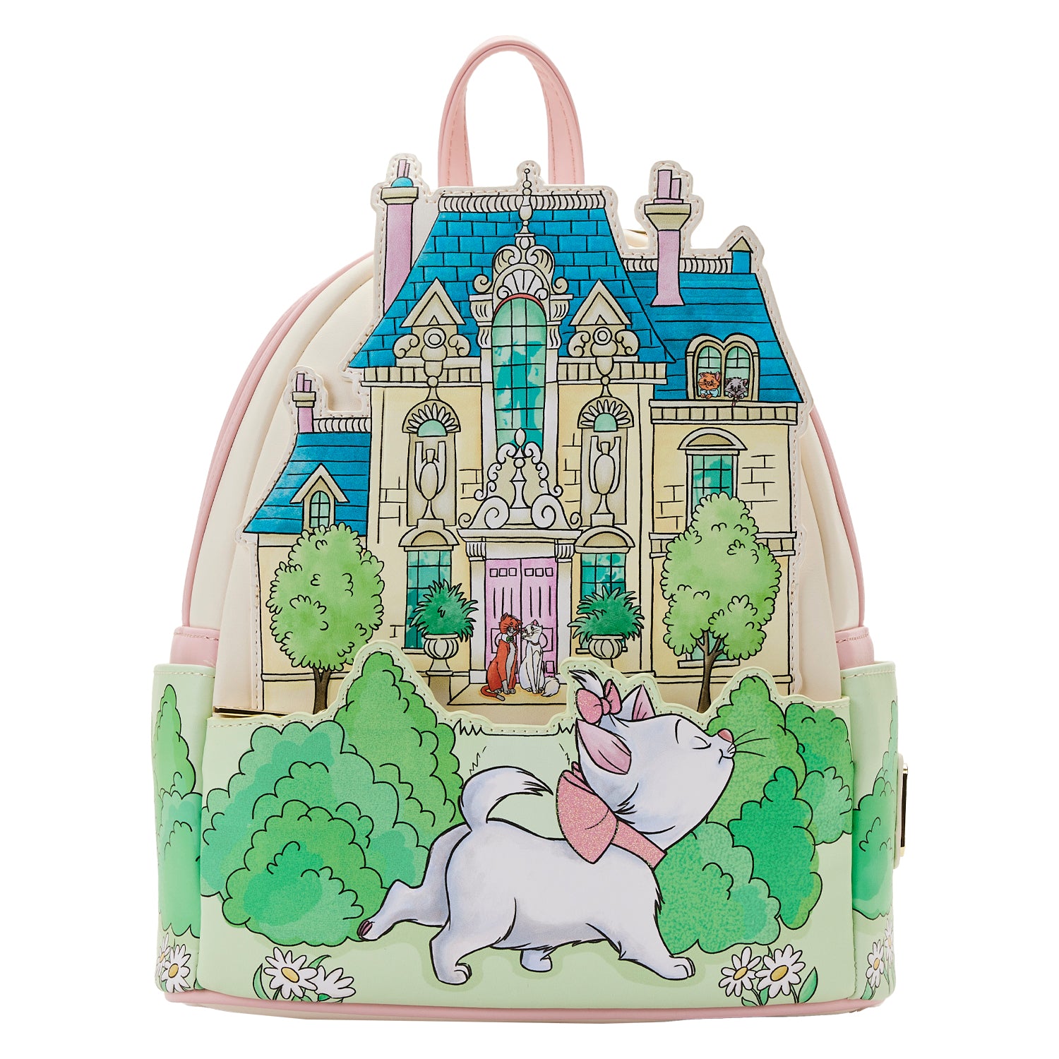 exclusive - the aristocats sassy marie mini backpack Loungefly Disney Floral Allover-Print WDBK0335 This Exclusive Loungefly Sassy Marie Mini Backpack shows the loveable kitten from the Disney animated classic Loungefly Exclusive - The Aristocats