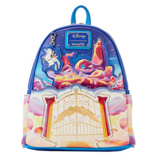 Load image into Gallery viewer, Loungefly Hercules Mount Olympus Golden Gates Mini Backpack