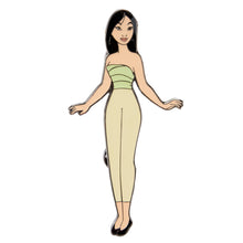 Load image into Gallery viewer, Loungefly Mulan Magnetic Paper Doll Pin Set