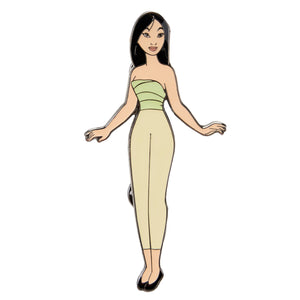 Loungefly Mulan Magnetic Paper Doll Pin Set