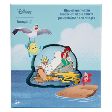 (PRE-ORDER) Loungefly Little Mermaid Tritons Gift Hinged Pin (1,800 Piece Limited)