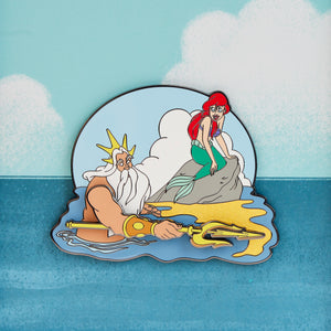 Loungefly Little Mermaid Tritons Gift Hinged Pin (1,800 Piece Limited)