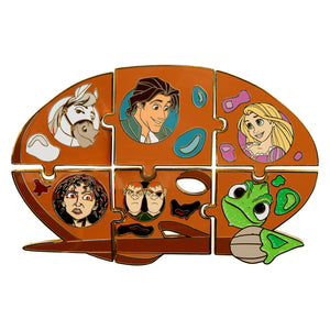 Loungefly Tangled Paints Puzzle Blind Box Pins (Blind Box Single)