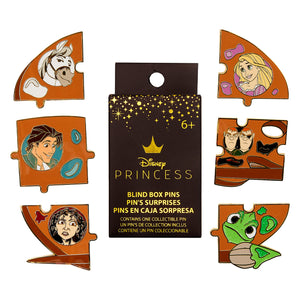 Loungefly Tangled Paints Puzzle Blind Box Pins (Blind Box Single)
