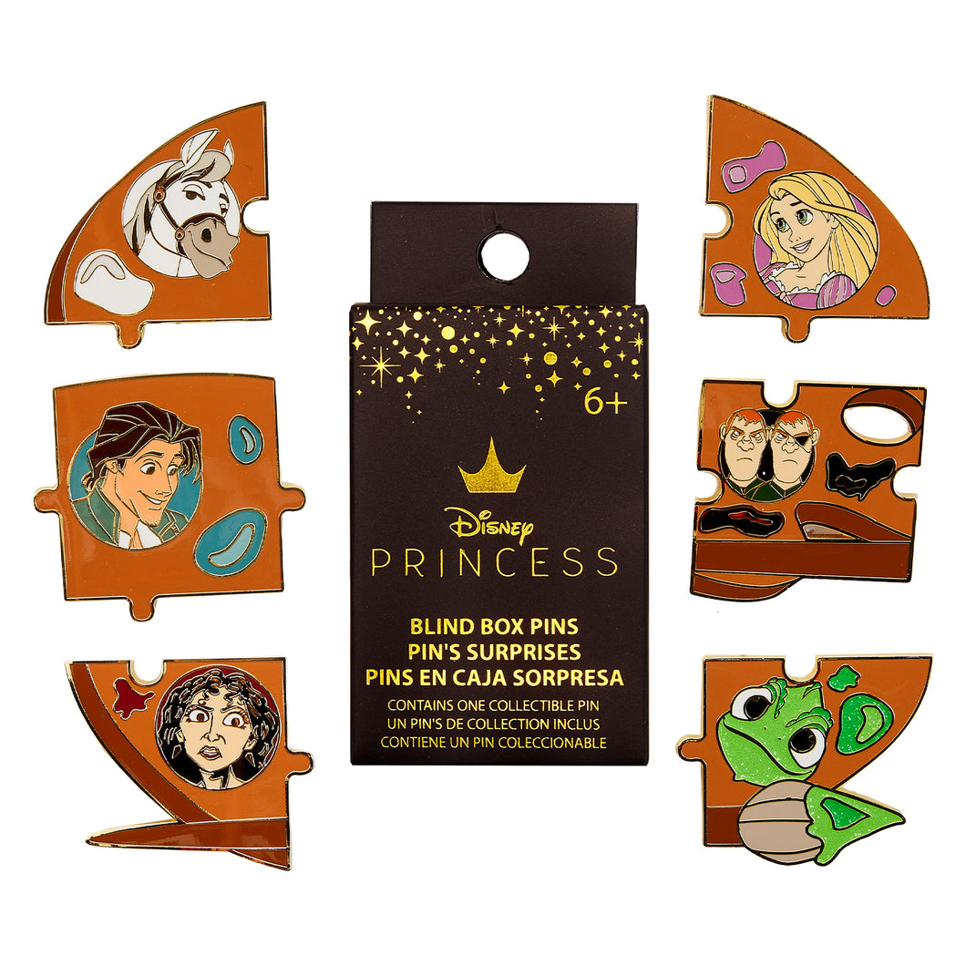 (PRE-ORDER) Loungefly Tangled Paints Puzzle Blind Box Pins (Blind Box Single)