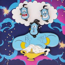 Load image into Gallery viewer, Loungefly Aladdin Genie Mixed Emotions 4pc Pin Set