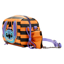 Load image into Gallery viewer, Loungefly Lilo and Stitch Striped Halloween Candy Wrapper Crossbody Bag