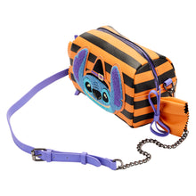 Load image into Gallery viewer, Loungefly Lilo and Stitch Striped Halloween Candy Wrapper Crossbody Bag