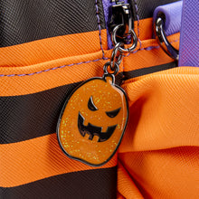 Load image into Gallery viewer, Loungefly Lilo and Stitch Striped Halloween Candy Wrapper Crossbody Bag
