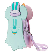 Load image into Gallery viewer, Loungefly Pastel Ghost Mickey and Minnie Mouse Glow Crossbody Bag