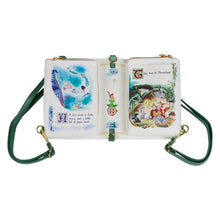 Load image into Gallery viewer, Loungefly Peter Pan Book Series Convertible Backpack
