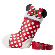 Load image into Gallery viewer, Loungefly Minnie Mouse Stocking Cosplay Crossbody Bag