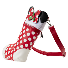 Load image into Gallery viewer, Loungefly Minnie Mouse Stocking Cosplay Crossbody Bag