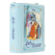 Load image into Gallery viewer, (PRE-ORDER) Loungefly Lady and the Tramp Book Convertible Crossbody Bag