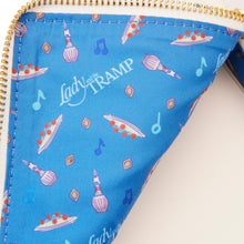Load image into Gallery viewer, Loungefly Lady and the Tramp Book Convertible Crossbody Bag
