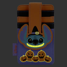 Load image into Gallery viewer, Loungefly Lilo and Stitch Glow Halloween Card Holder