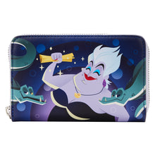 Load image into Gallery viewer, (PRE-ORDER) Loungefly The Little Mermaid Ursula Lair Glow Zip Around Wallet