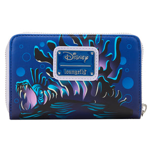 Loungefly The Little Mermaid Ursula Lair Glow Zip Around Wallet