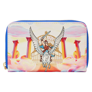 Loungefly Hercules Mount Olympus Golden Gates Zip Around Wallet